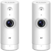 D-Link Dome Cameras HD Mini Indoor WiFi Security 2-Pack White- DCS-8000LH/2PK-US (Renewed)